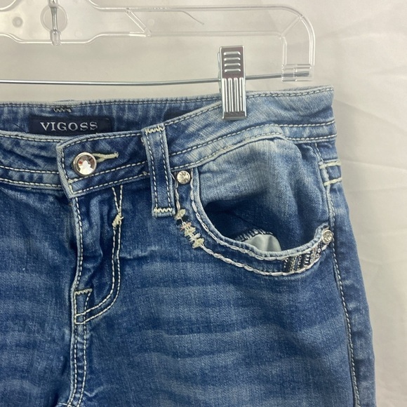 Vigoss Denim Jeans Womens Dublin Slim Boot Heritage Fit Size 5/6 L35 - Picture 7 of 15